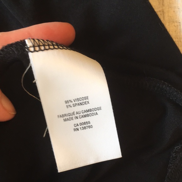 Black jersey dress with braided straps - Picture 6 of 6